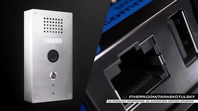 3D product animation preview showing product and technical detail close-up